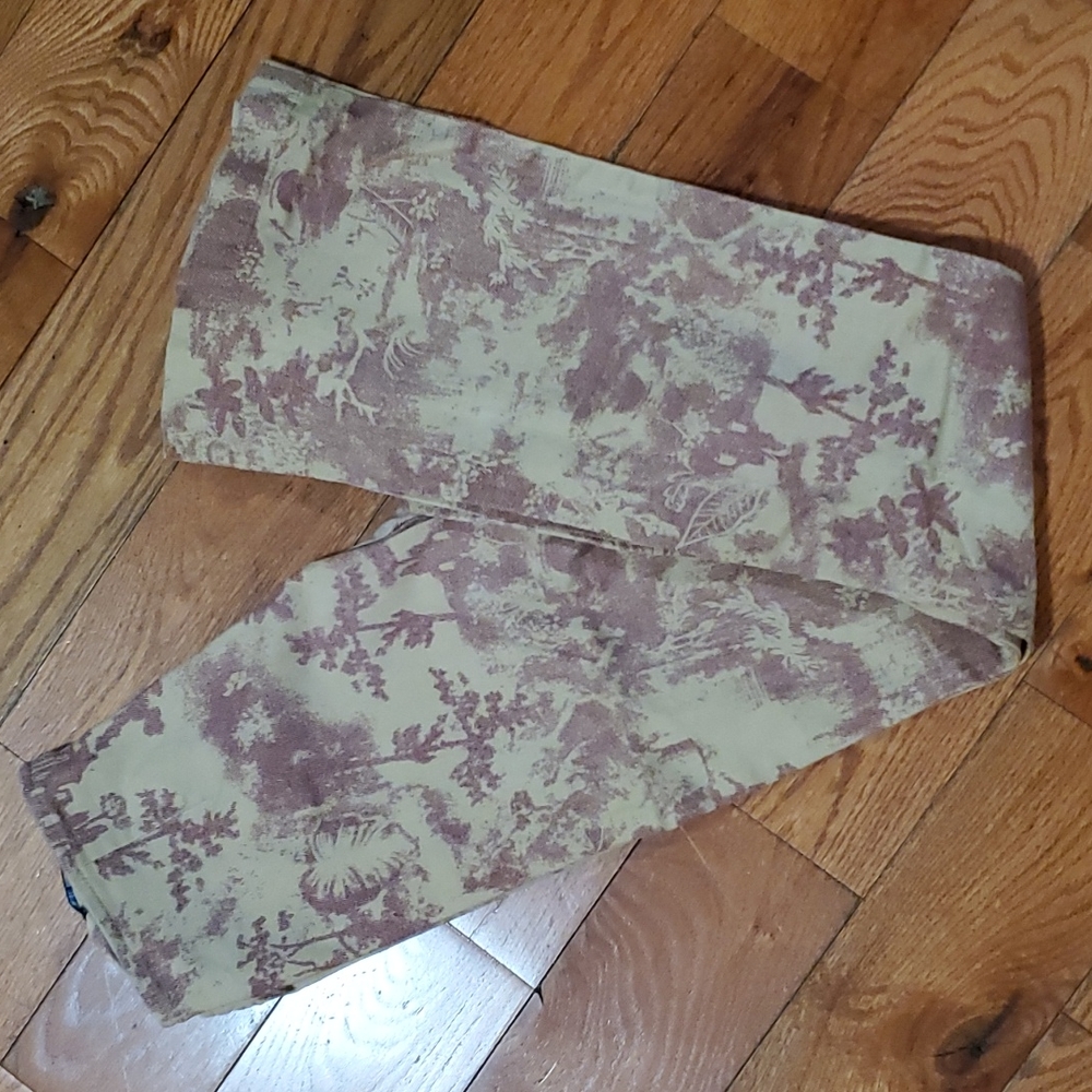 🍂Nature patterned Y2K pants
